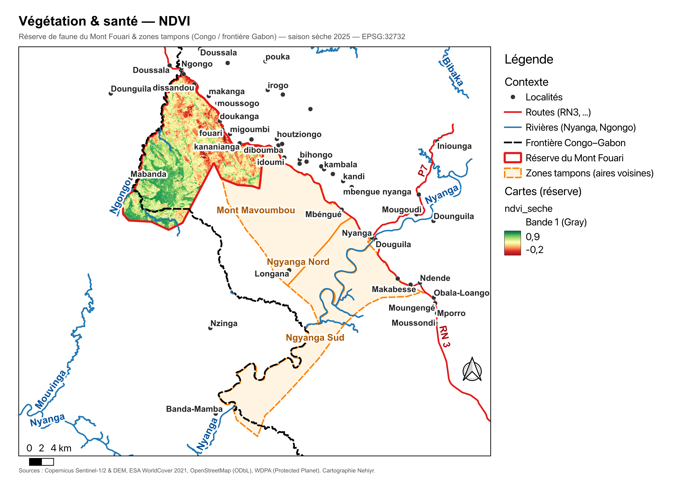 Végétation NDVI